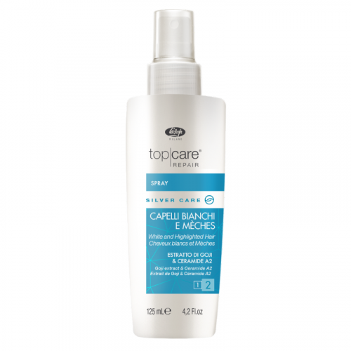 LISAP Бальзам-спрей для осветленных, мелированных и седых волос / Top Care Repair Silver Care Spray 125 мл
