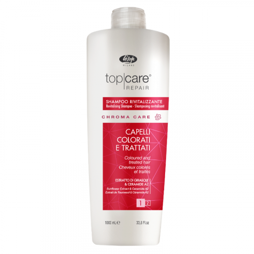 LISAP Шампунь оживляющий для окрашенных волос / Top Care Repair Chroma Care Revitalizing Shampoo 1000 мл