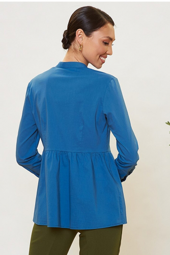 Блуза #205317Серо-голубой