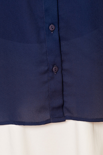 Блуза #177800Темно-синий