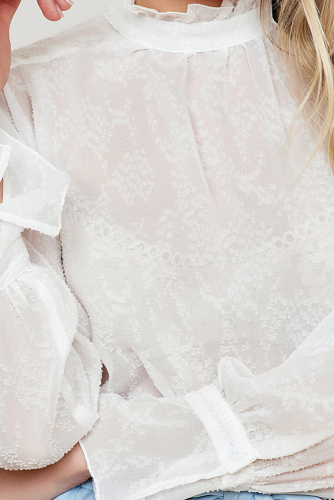 Блуза #184962Белый