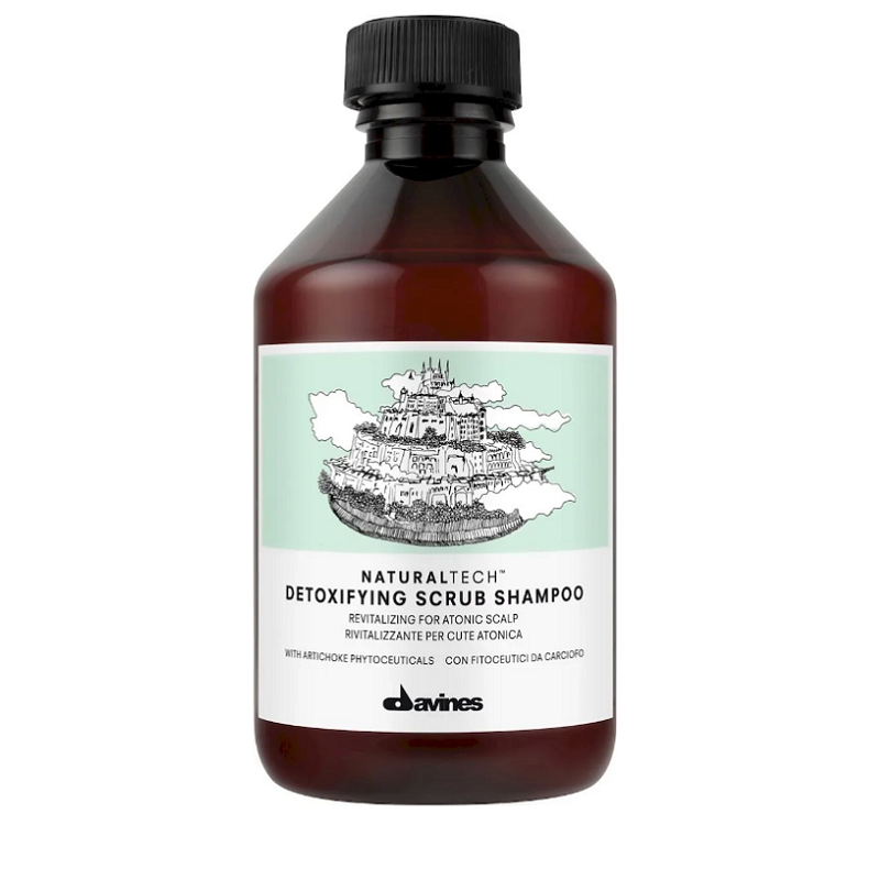 DAVINES Шампунь-скраб детоксирующий / Detoxyfing NATURAL TECH 250 мл