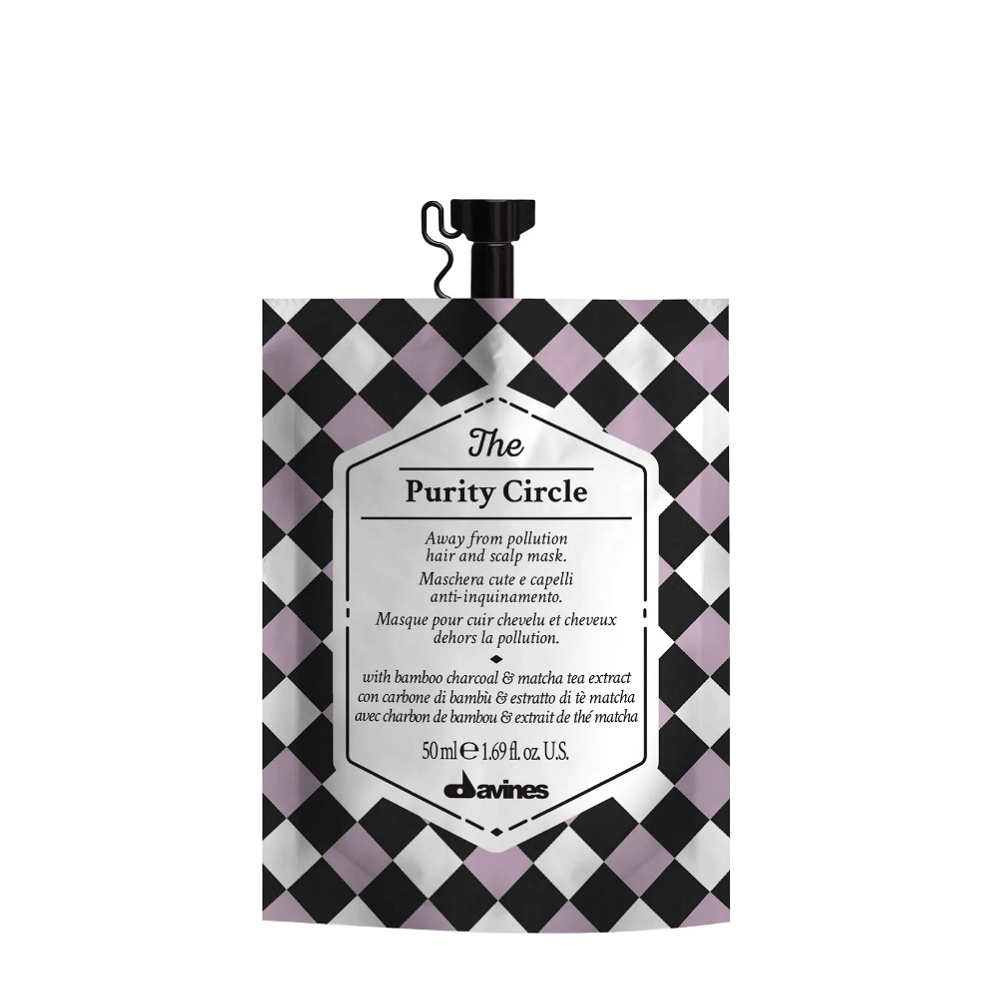 DAVINES Маска детокс для волос и кожи головы / The Purity Circle 1 * 50 мл