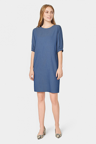Платье #180365Серо-синий