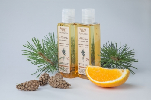 Органическое гидрофильное масло для нормальной кожи Апельсин и сосна 