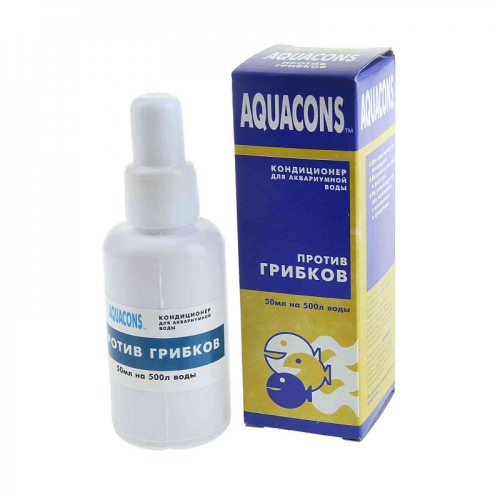 Кондиционер для аквариумной воды Против грибков AQUACONS 50 мл