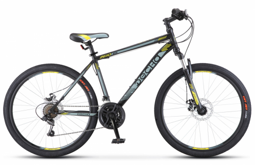 Велосипед 26 горный ДЕСНА 2610 V (2018) количество скоростей 21 рама сталь 18 черный/серый