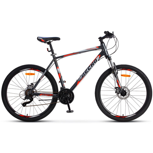 Велосипед 26 горный ДЕСНА 2650 MD (2019) количество скоростей 24 рама алюминий 20 серый/красный