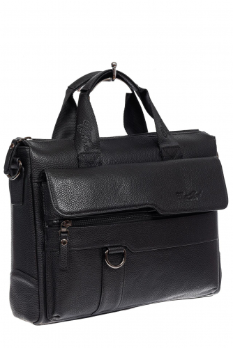 Мужская сумка - портфель, цвет черный