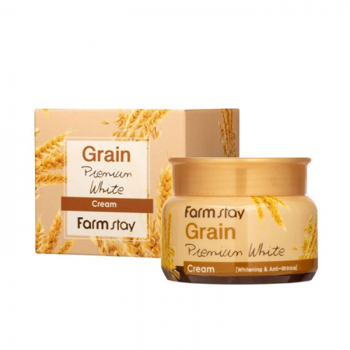 Осветляющий крем  с маслом ростков пшеницы Grain Premium White Cream