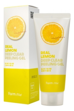 Отшелушивающий гель с экстрактом лимона Real Lemon Deep Clear Peeling Gel 100мл