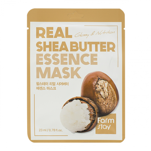 Тканевая маска для лица с маслом ши Real Shea Butter Essence Mask 1шт