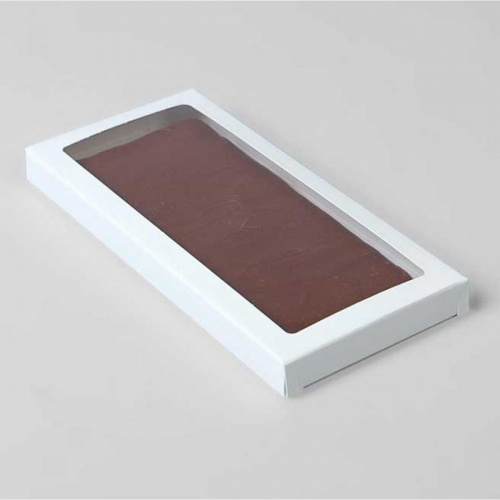Коробочка для плитки шоколада (Белый)