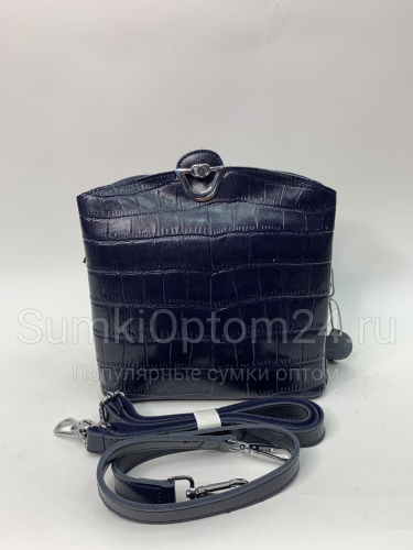 Женская сумка «мягкий квадрат» с крокодиловым принтом 725333-2 оптом