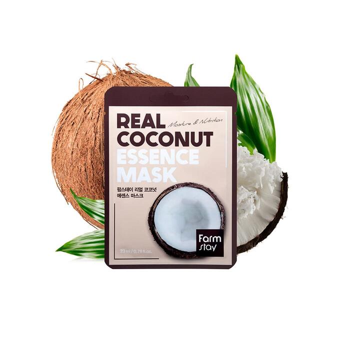FarmStay Real Coconut Essence Mask Маска для лица тканевая с экстрактом кокоса 23мл