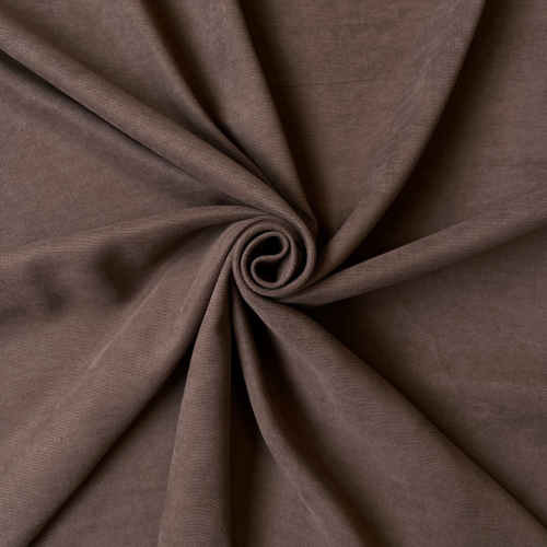 Портьерная ткань КАНВАС №20 темно-коричневый 300 см