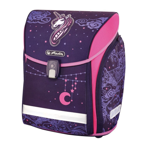 Ранец Herlitz MIDI PLUS Unicorn Night с наполнением