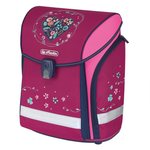 Ранец Herlitz MIDI PLUS Heart с наполнением