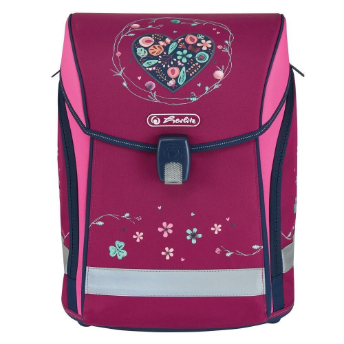 Ранец Herlitz MIDI PLUS Heart с наполнением