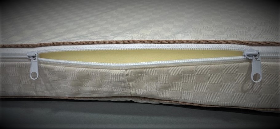 Топпер комбинированый с натуральной овечьей шерстью