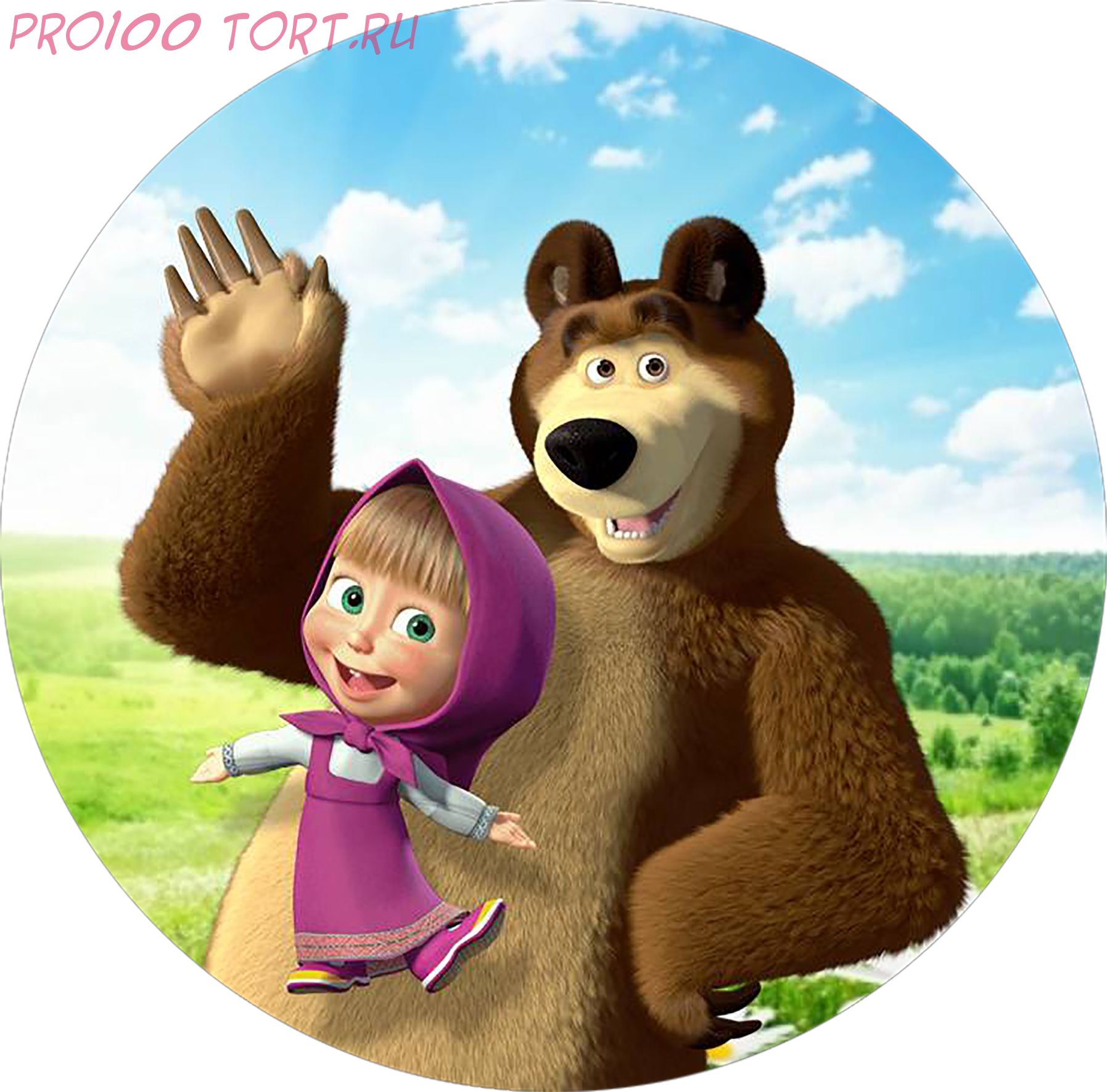 Персонажи мультфильма Маша и медведь