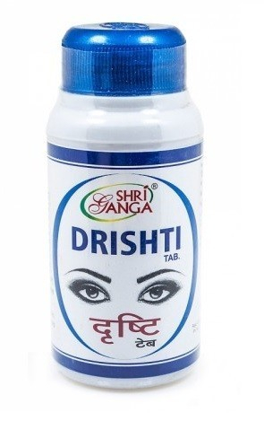 Дришти Шри Ганга (для здоровья глаз) Drishti Shri Ganga 120 табл.