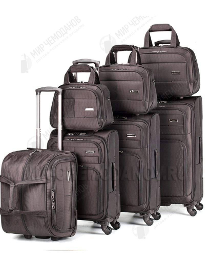 Комплект из 3 чемоданов, 3 бьюти-кейсов и сумка-тележка “PIGEON”
