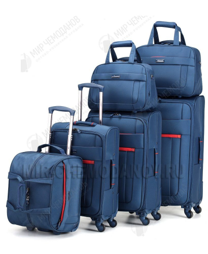 Комплект из 3 чемоданов, 2 бьюти-кейсов и сумка-тележка “PIGEON”