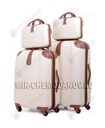 Комплект из 2-х чемоданов “Dielle 255” “Milky”