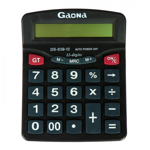 Калькулятор настольный 12-разрядный DS-839-12