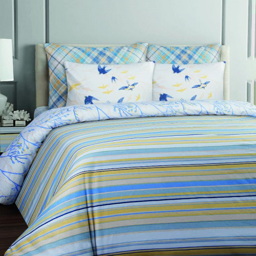 Комплект постельного белья Stripe blue