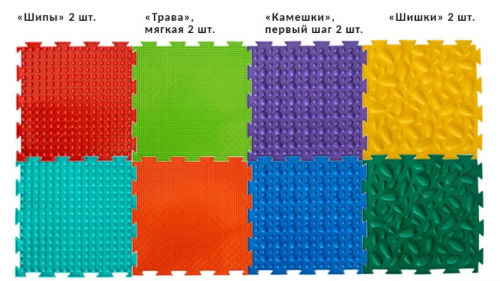 Ортопедический массажный коврик ОРТОДОН Набор 2 — Малыш