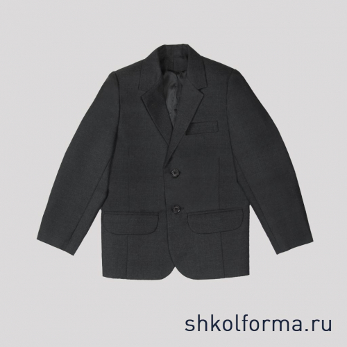 Черный детский школьный пиджак для мальчика 