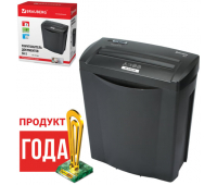Уничтожитель (шредер) BRAUBERG S8-S, для 1-3 человек, 2 уровень секретности, полоски 6 мм, 8 листов, 15 л, 531088