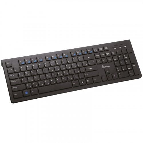 Клавиатура Smartbuy Slim 206, USB мультимедийная, черный SBK-206US-K