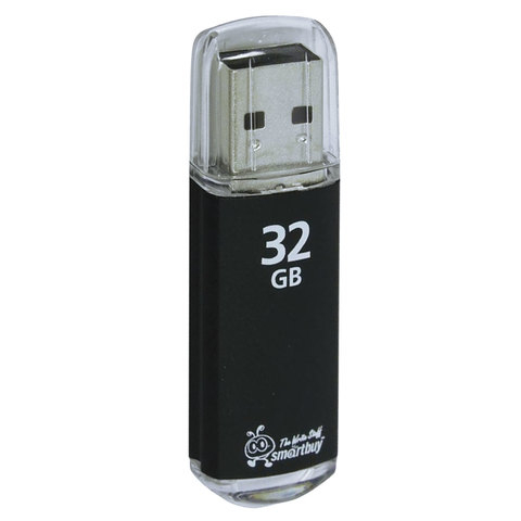 Флешка 32 GB SMARTBUY V-Cut, SB32GBVC-K, черная 512186/222374