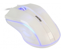 Мышь Smartbuy ONE 338, USB, с подсветкой, белый, 2btn+Roll 265699
