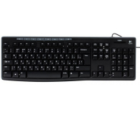 Клавиатура Logitech K200, USB, мультимедийная, черный 920-008814 269688/513138