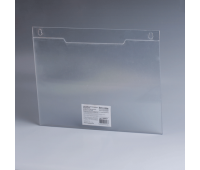 Подставка для рекламных материалов горизонтальная, настенная 297х210 мм, А4, оргстекло, BRAUBERG 290427