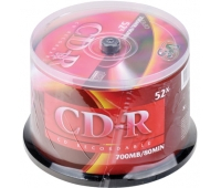 Диски CD-R VS 700Mb 52x 50шт Cake Box VSCDRCB5001 (ш/к - 20106 ) 511540