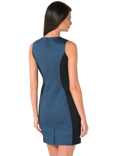 СКИДКА 50% WD2416V-1 платье женское, синее