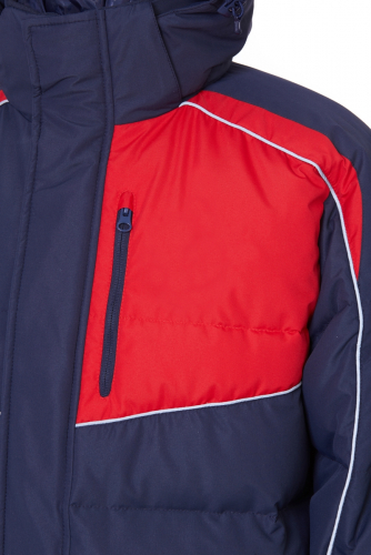 Куртка пуховая мужская (синий/красный) m08151g-nr172