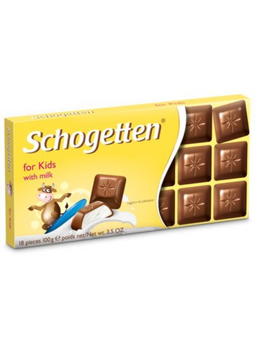 Шоколад Schogetten Trilogia Kids Chocolate Детский 100 грамм. Сладости ...