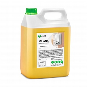 Мыло жидкое крем GRASS «Milana» молоко и мед (5кг)