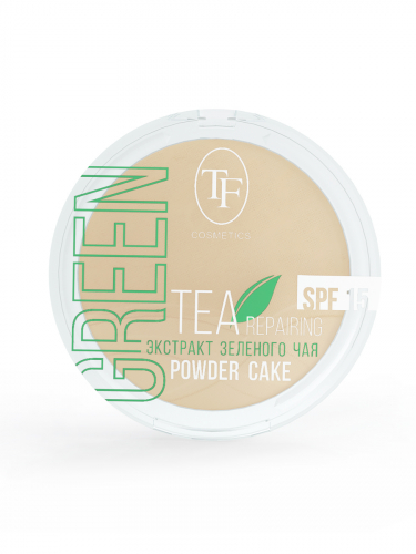 Триумф tf Пудра для лица Compact Powder Green Tea 02 слоновая кость 03610