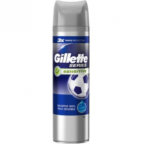Gillette Series пена для бритья для чувствительной кожи, 250 мл