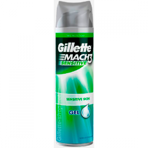 Gillette Mach3 гель для бритья для чувствительной кожи 200 мл