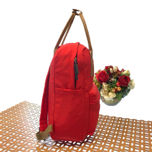 Стильный городской рюкзак Lovekan из износостойкой ткани клубничного цвета.