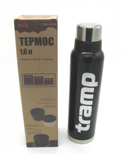 Термос 1,6 л. Tramp TRC-029 (черный)