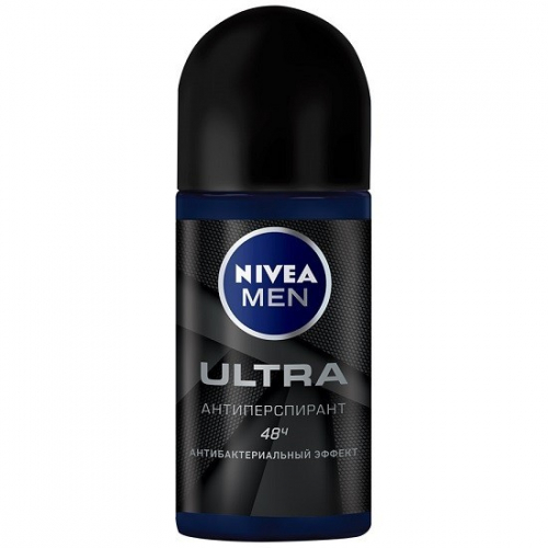 Nivea Men Ultra шариковый дезодорант мужской 50 мл (80031)